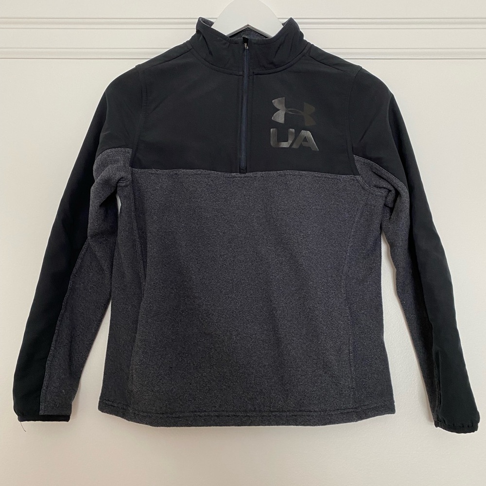 Under Armour Black and Gray Pullover